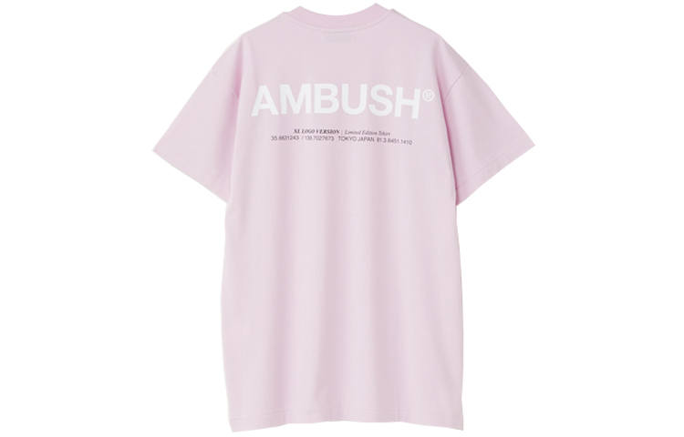 AMBUSH T Shirts Men's Crew Neck Moderate Straight Fit