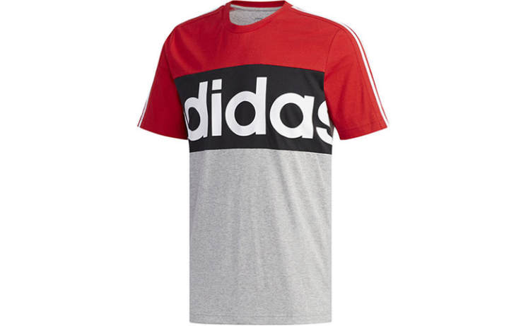 Adidas Adidas T Shirt Men's Red Black Gray