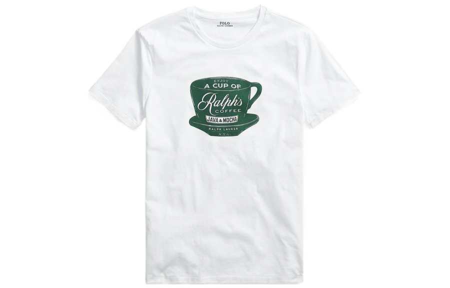 Polo Ralph Lauren T Shirt Custom Slim Fit Men's White
