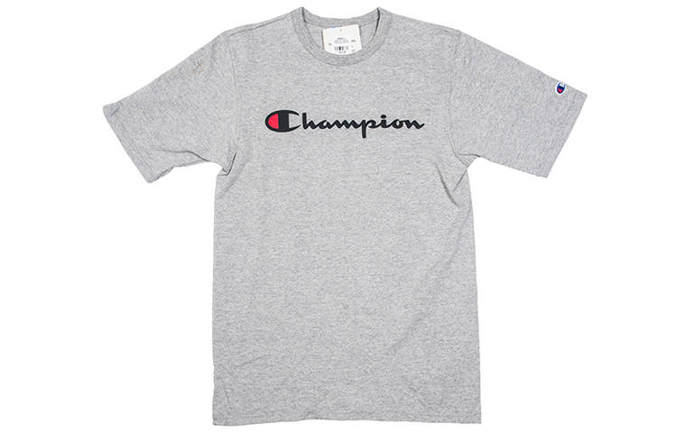 Champion Champion T Shirt US Version Unisex Gray