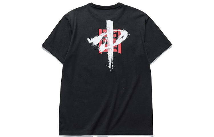 ANTA Variety Training Collection T Shirts Men's Black Crew Neck Moderate Straight Fit