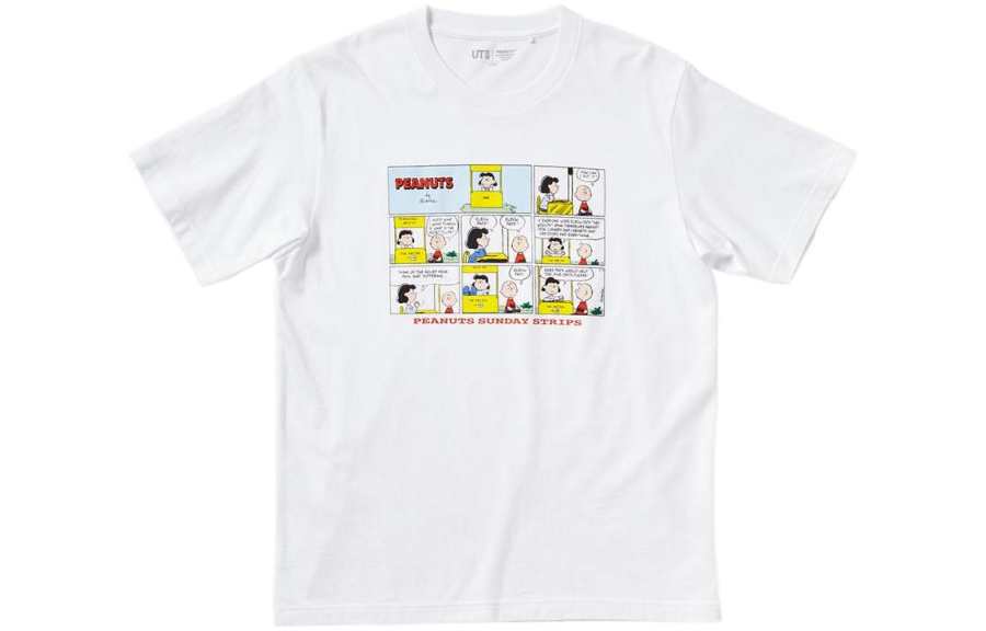 UNIQLO Drop Shoulder Sleeve T Shirt Unisex White