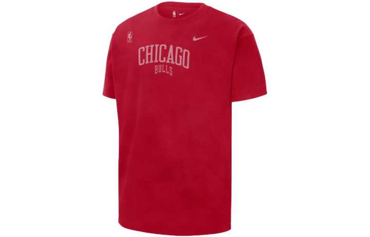 Nike Nike T Shirts Men's Red Crew Neck Moderate Straight Fit