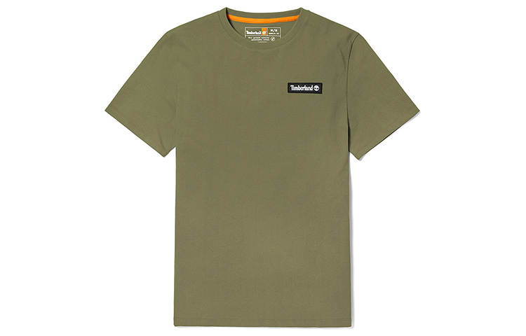 Timberland T Shirts Unisex Kassel Green Crew Neck Moderate Straight Fit
