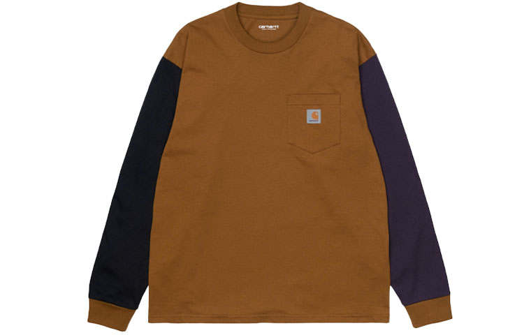 Carhartt WIP T Shirts Unisex Tawny Crew Neck Moderate Straight Fit