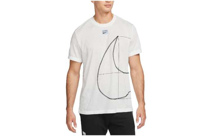 Nike Nike T Shirts Men's White Crew Neck Moderate