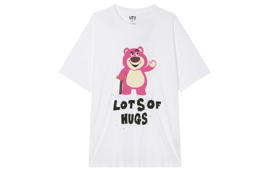 UNIQLO T Shirts Unisex White Crew Neck Moderate Straight Fit