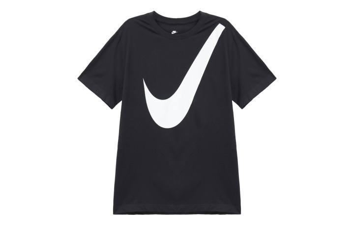 Nike Nike Sportswear Swoosh Cotton Crewneck T-Shirt Black