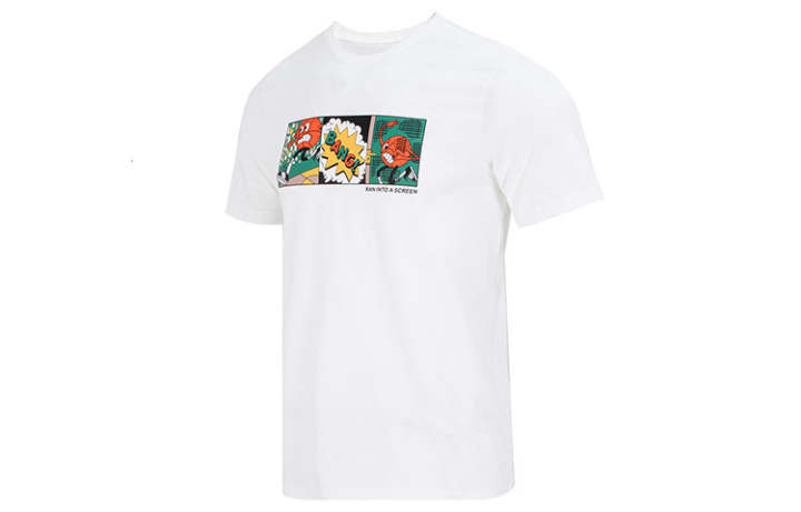 Adidas Adidas T Shirts Men's White Crew Neck Moderate