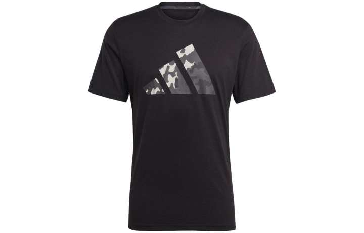 Adidas Adidas T Shirts Men's Black Crew Neck Moderate Straight Fit