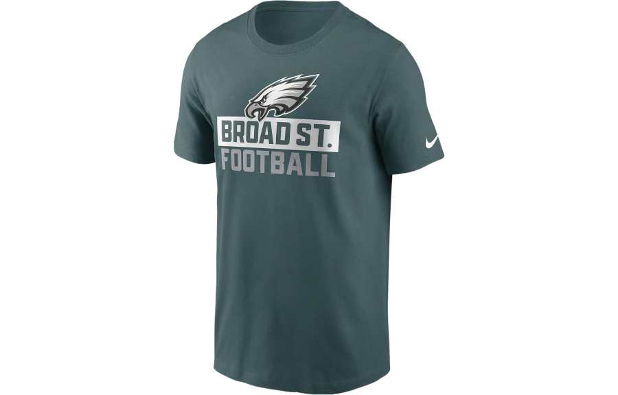 Nike Nike T Shirts Men's Peacock Green Crew Neck Moderate Straight Fit