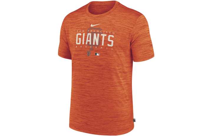 Nike Nike T Shirts Men's Orange Crew Neck Moderate Straight Fit