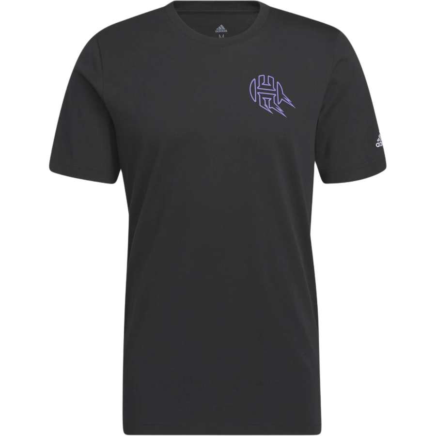 Adidas Adidas T Shirts Men's Black Crew Neck Moderate Straight Fit