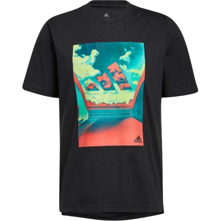 Adidas Adidas Free Shipping With AdiClub Adidas Summer Heat Sky Graphic Tee