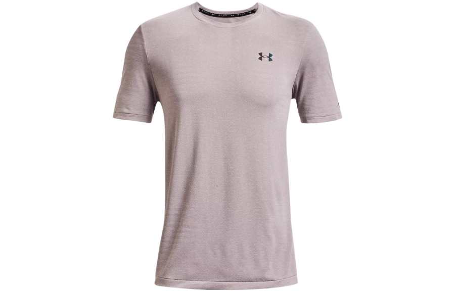 Under Armour RUSH Set in Sleeve T Shirt Men's Limestone White