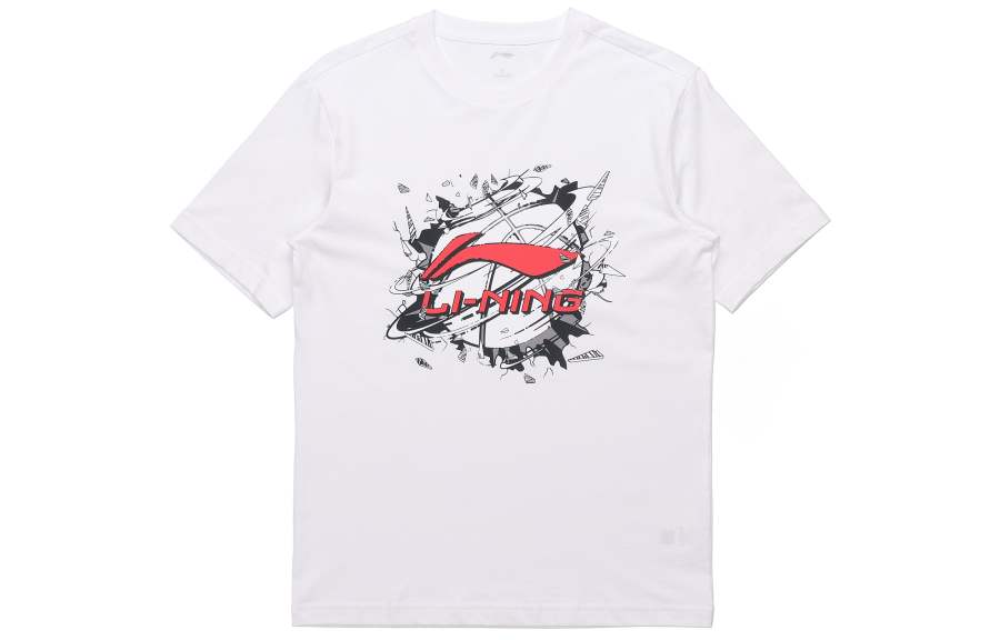 Li-Ning Li Ning Sports Fashion Collection T Shirt Men's White