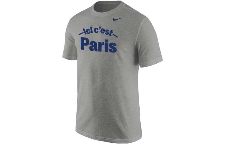 Nike Nike T Shirts Men's Dark Gray Crew Neck Moderate Straight Fit