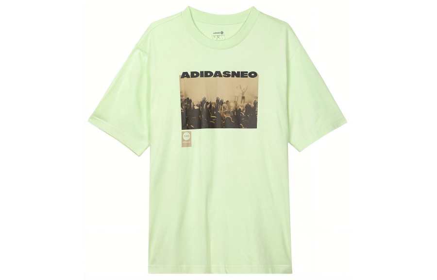 Adidas Neo T Shirt Unisex Lime Green
