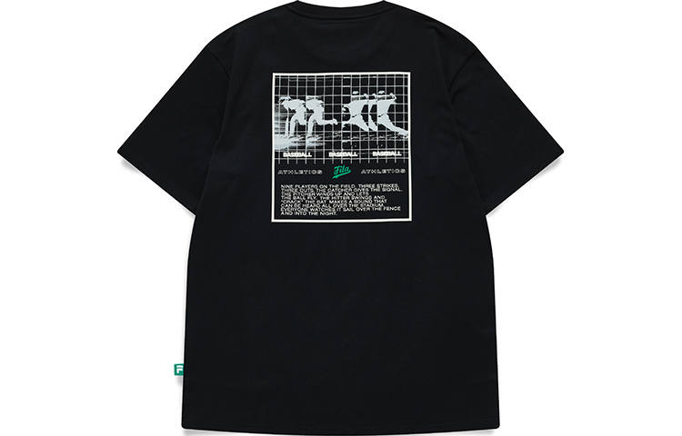 FILA FUSION T Shirt Men's Pitch Black