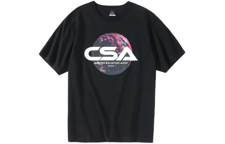 CLOT T Shirts Men's Crew Neck Moderate Straight Fit