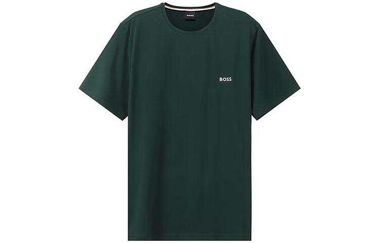 HUGO BOSS 【Previous Season】logo-embroidered cotton T-shirt