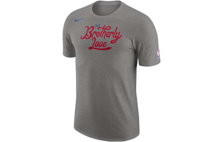 Nike Nike T Shirts Men's Gray Crew Neck Moderate