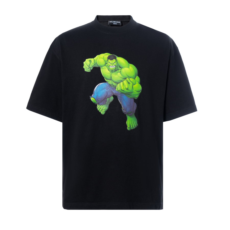 Balenciaga Hulk 2021 Marvel Medium Fit T shirt
