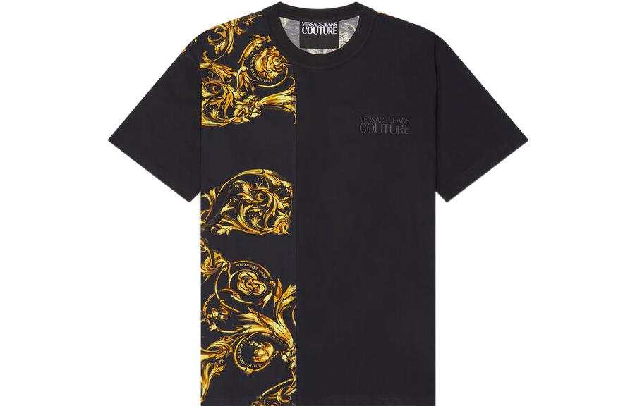 VERSACE JEANS COUTURE SS22 T Shirt Men's Black