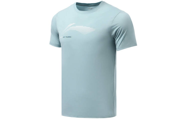 Li-Ning Li Ning Training Collection Fitness Collection T Shirt Men's Blue