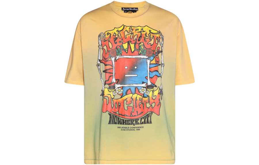 Acne Studios Acne Studios Screen Printed Crewneck T Shirt