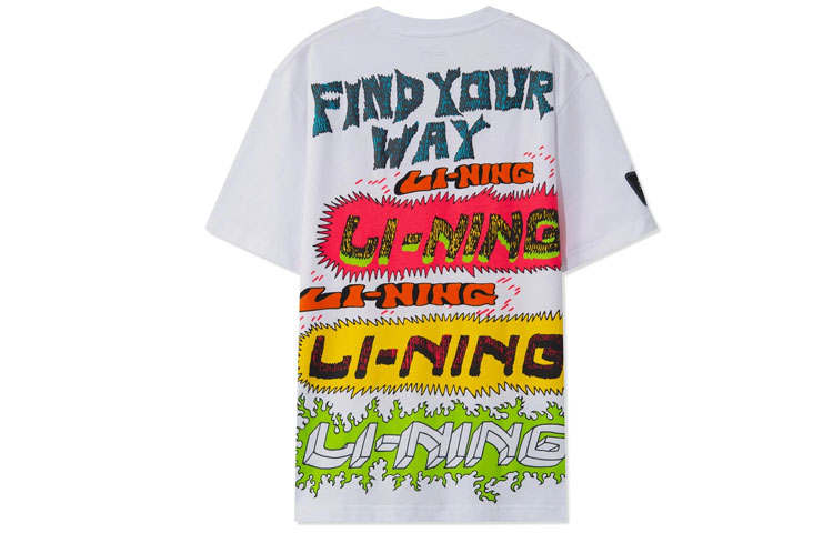 Li-Ning Li Ning x Chinatown Market Sports Life Collection T Shirt Men's White