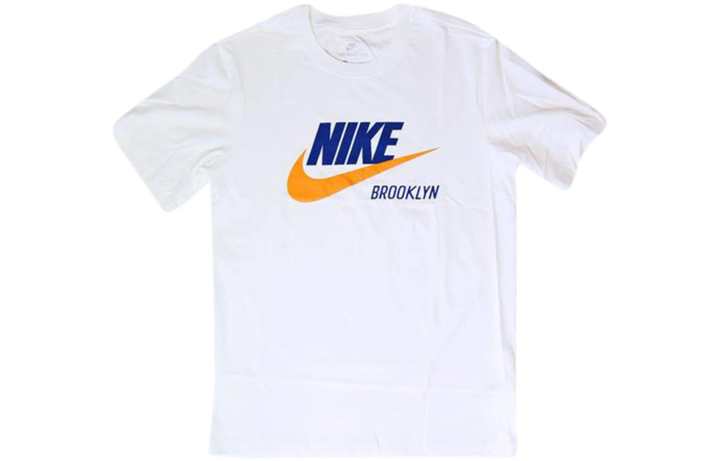 Nike Nike T Shirts Men's White Crew Neck Moderate Straight Fit