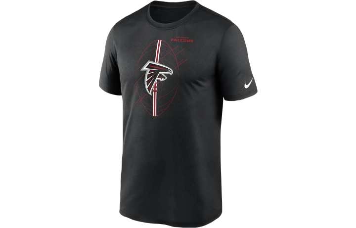 Nike Nike T Shirts Men's Black Crew Neck Moderate Straight Fit
