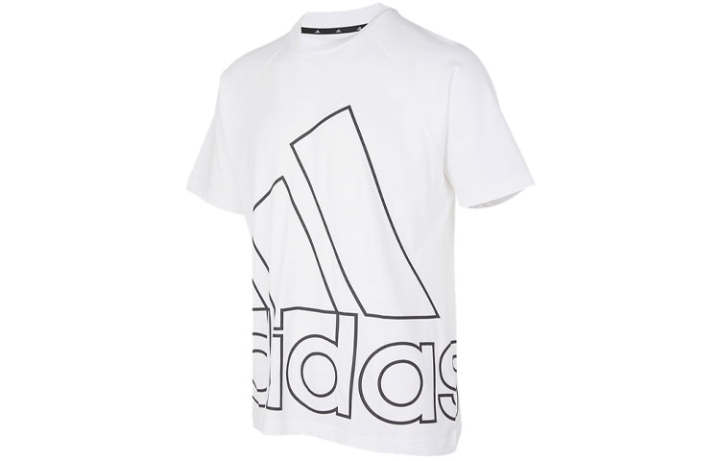 Adidas Adidas T Shirts Unisex White Crew Neck Moderate Straight Fit