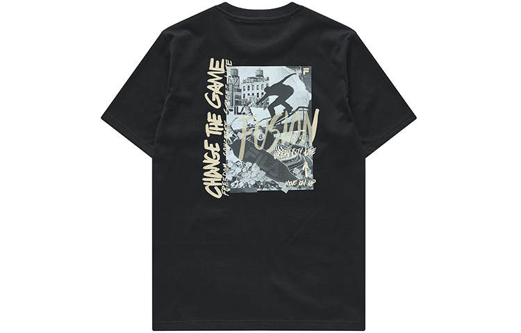 FILA FUSION STREET SPORT T Shirt Men's Pitch Black