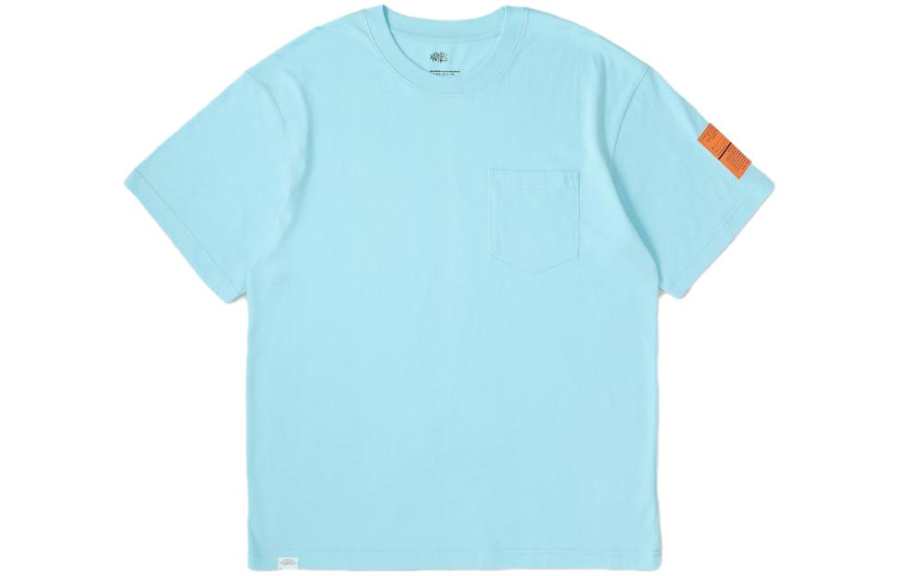 MADNESS T Shirts Unisex Blue Crew Neck Moderate Straight Fit