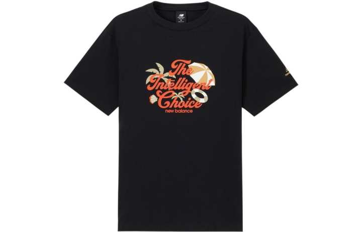New Balance New Balance Drop Shoulder Sleeve T Shirt Men's Black