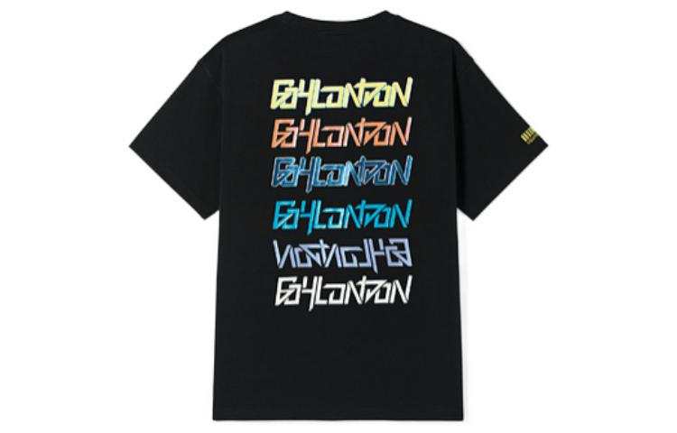 Boy London T Shirts Unisex Black Crew Neck Moderate Straight Fit
