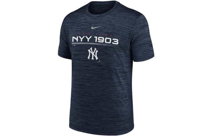 Nike Nike T Shirts Men's Marine Blue Crew Neck Thin Straight Fit