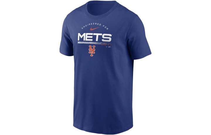 Nike Nike T Shirts Men's Blue Crew Neck Moderate Straight Fit