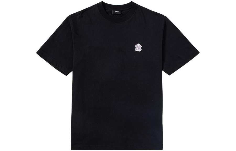 MLB New York Yankees T Shirts Unisex Black Crew Neck Moderate Straight Fit