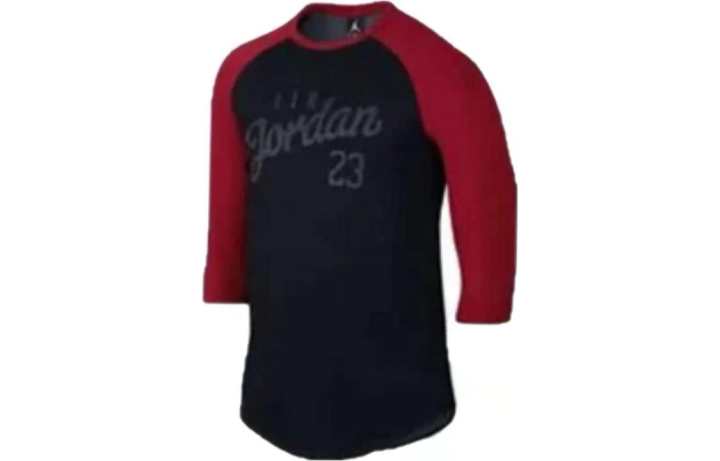 Jordan Jordan 23 Raglan T Shirt Men's Black Red