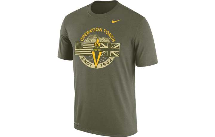 Nike Nike T Shirts Men's Olive Crew Neck Moderate Other