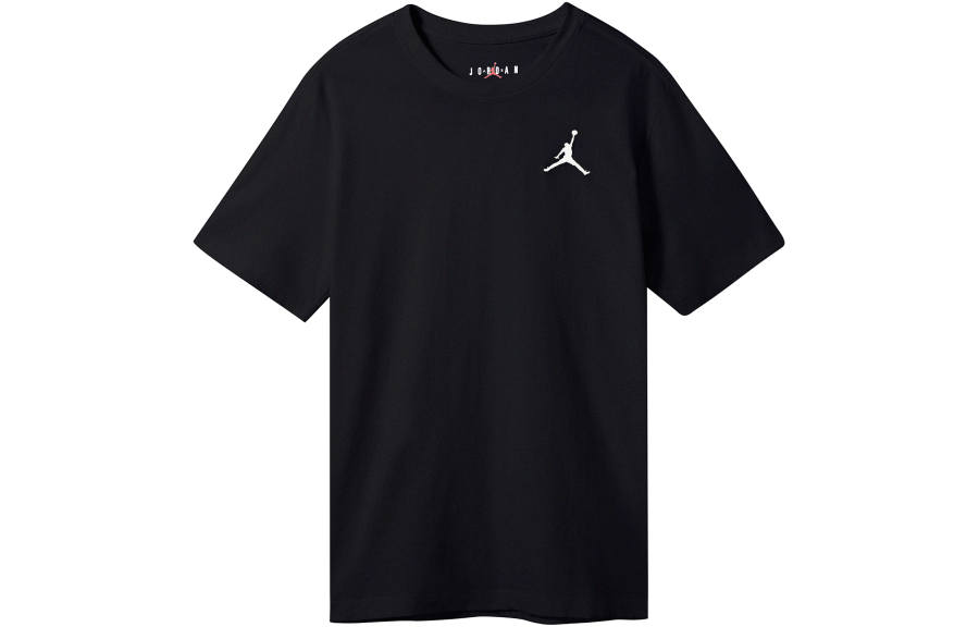 Jordan Jordan Jumpman Air T Shirts Men's Black Crew Neck Moderate