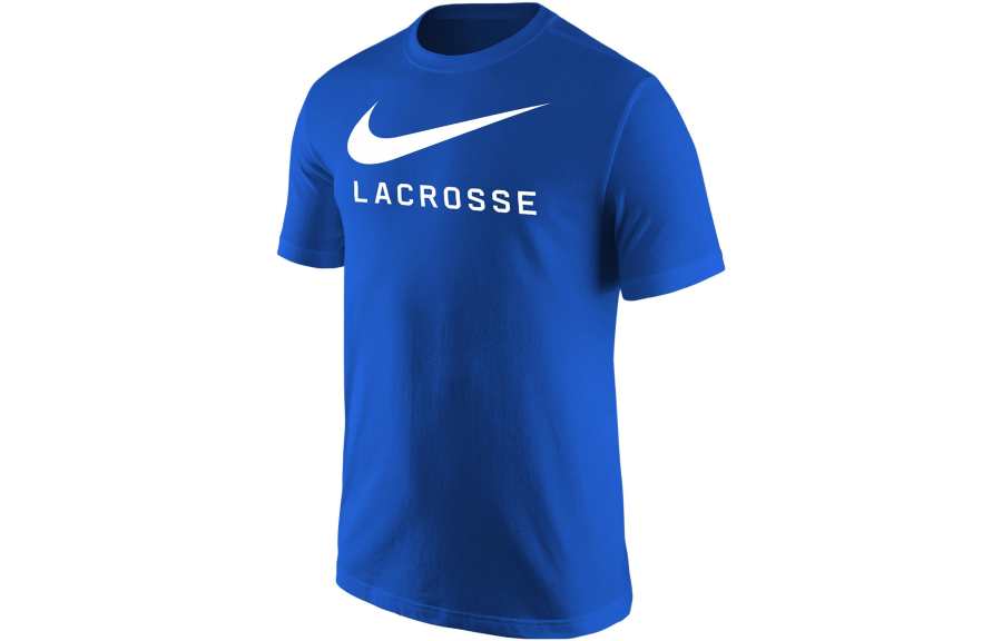 Nike Nike T Shirts Men's Royal Blue Crew Neck Moderate Straight Fit