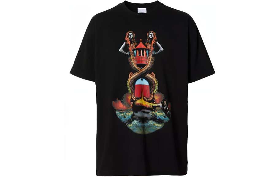 Burberry Mermaid Print T shirt