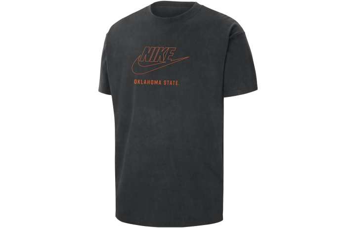 Nike Nike T Shirts Men's Black Crew Neck Moderate Straight Fit