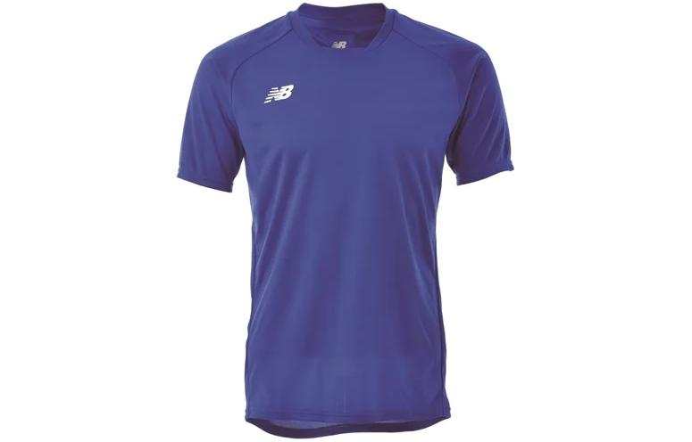 New Balance New Balance T Shirts Men's Royal Blue Crew Neck Moderate Straight Fit