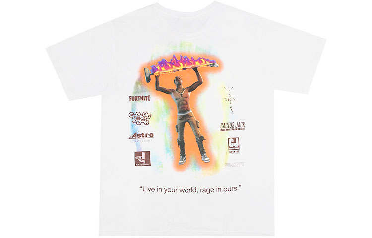 Travis Scott Travis Scott White T Shirt Unisex