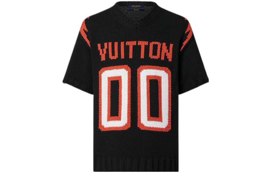 LOUIS VUITTON Chunky Intarsia Football T shirt